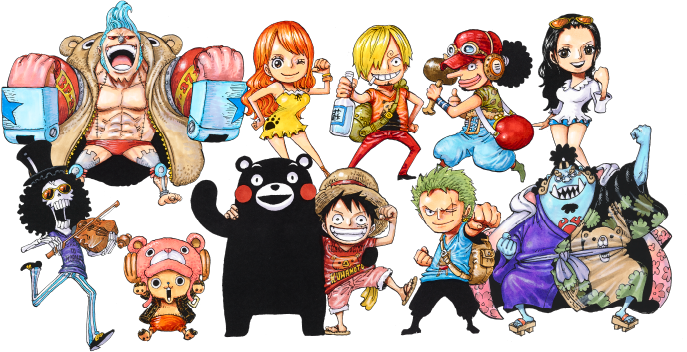 One Piece ワンピース 熊本復興プロジェクト 麦わらの一味 ヒノ国復興編